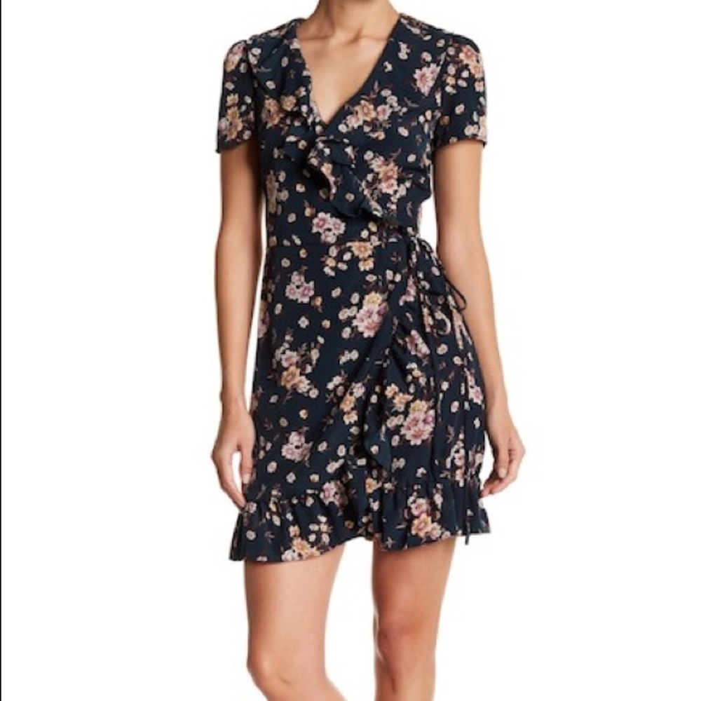 Floral Wrap dress